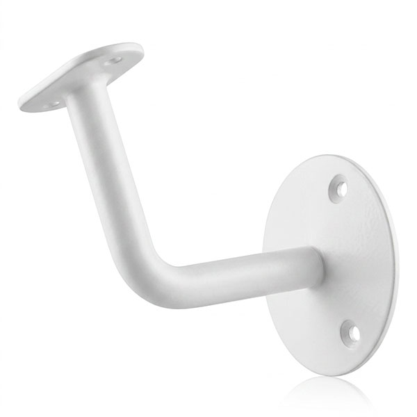 Pircher Supporto per Corrimano Piatto 3 Fori Bianco MM72X72 - PIRCHER OBERLAND